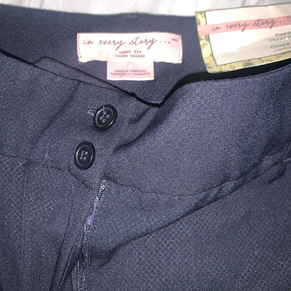 in every story… Women’s Pants Trousers Curvy Fit Straight Leg Size 24 - Picture 9 of 9